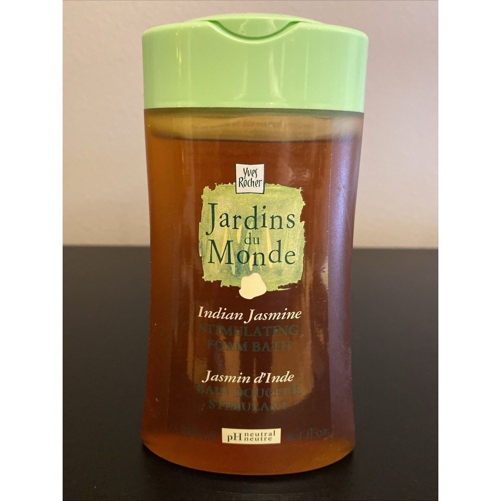 Yves Rocher Jardins Du Monde Indian Jasmine Stimulating Foam Bath 8.4oz‎